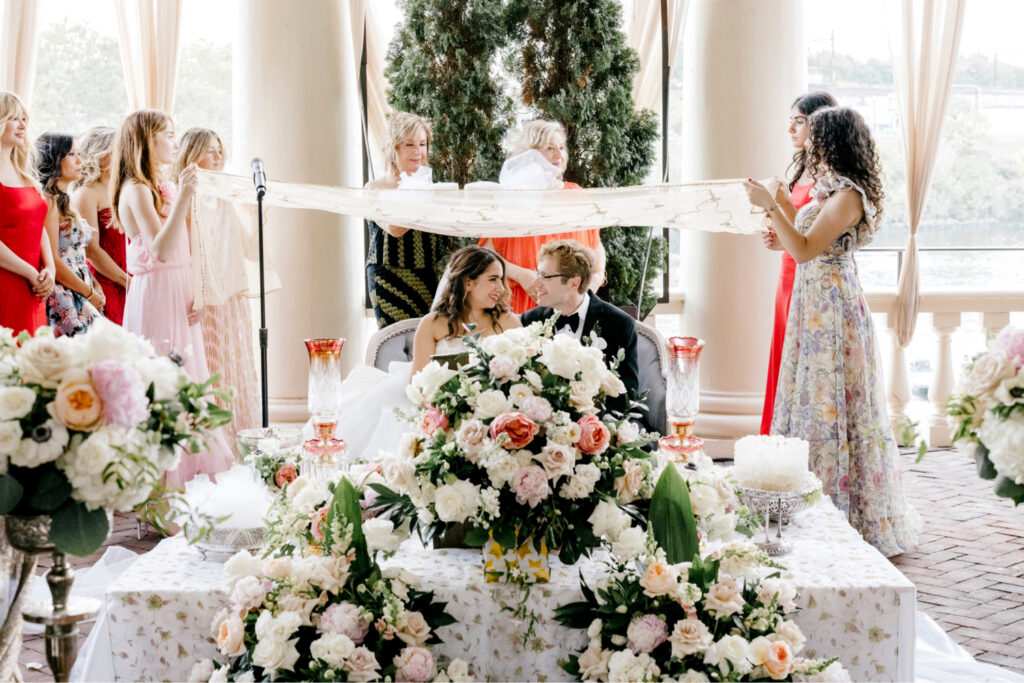 multicultural wedding ceremony at Philadelphia Water Works