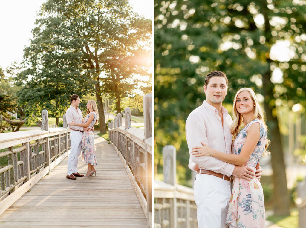 summer engagement photos in Spring Lake New Jersey by Emily Wren Photography