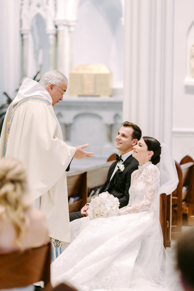 St. Thomas of Villanova wedding ceremony by Philadelphia wedding photographer Emily Wren Photography