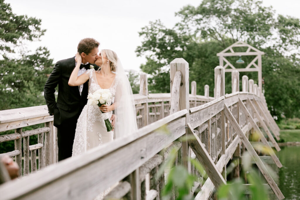 Spring Lake New Jersey wedding couple portrait by Emily Wren Photography