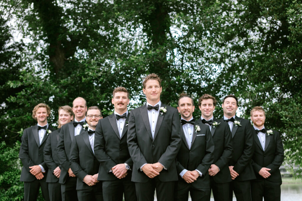 New Jersey groom with his groomsmen