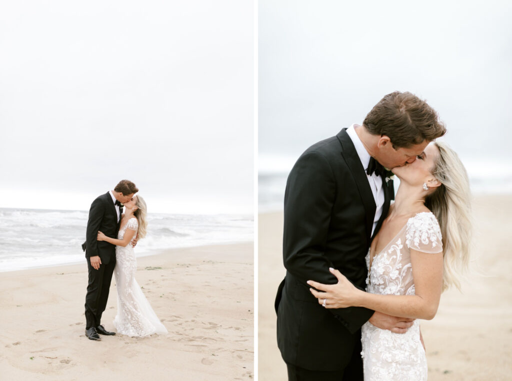 Spring Lake New Jersey bride & groom beach portraits