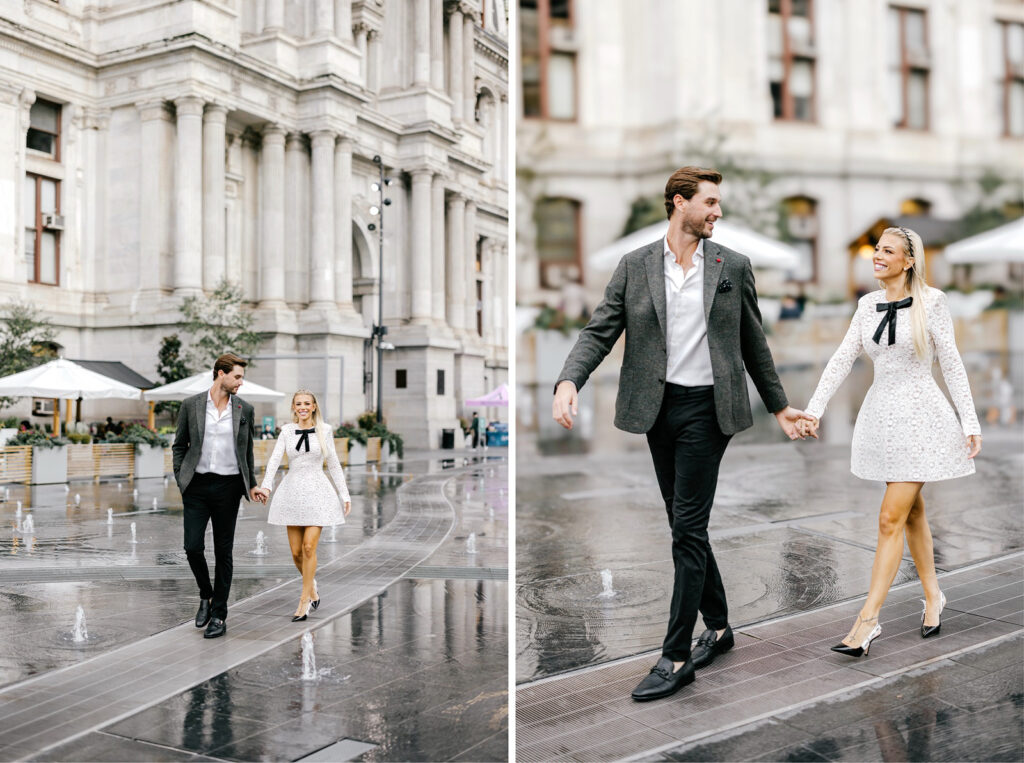 iconic Philadelphia engagement photoshoot by Emily Wren Photography