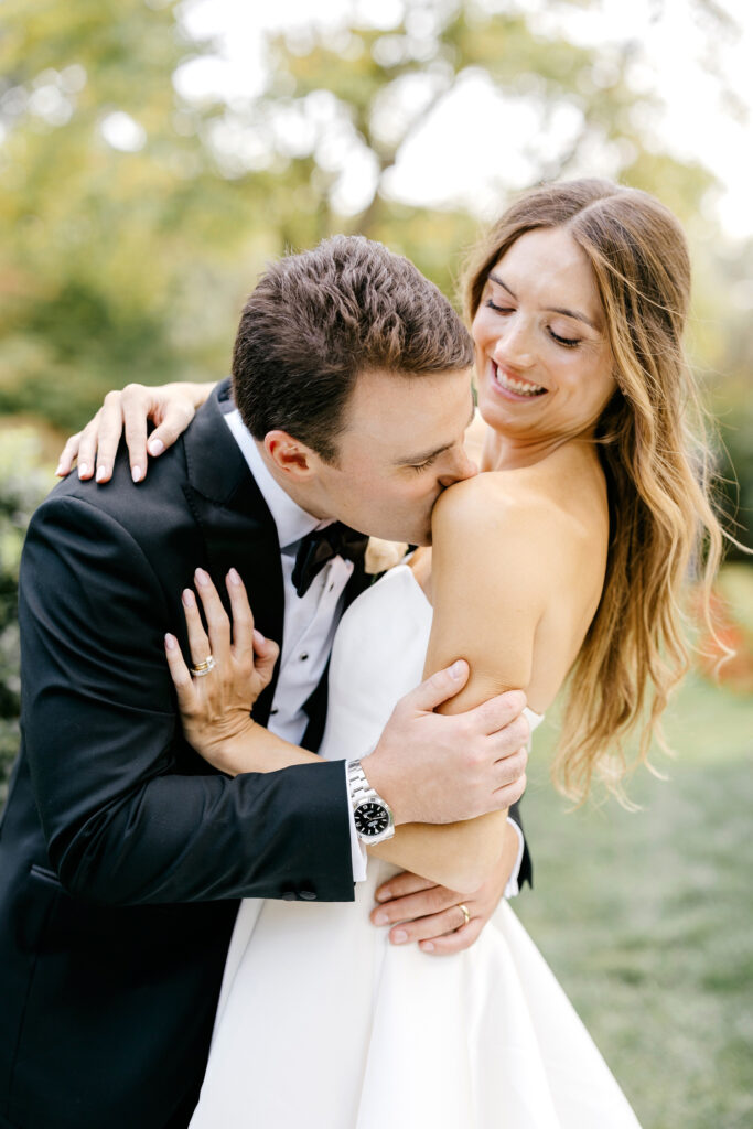 intimate portrait of Pennsylvania bride & groom by Emily Wren Photography