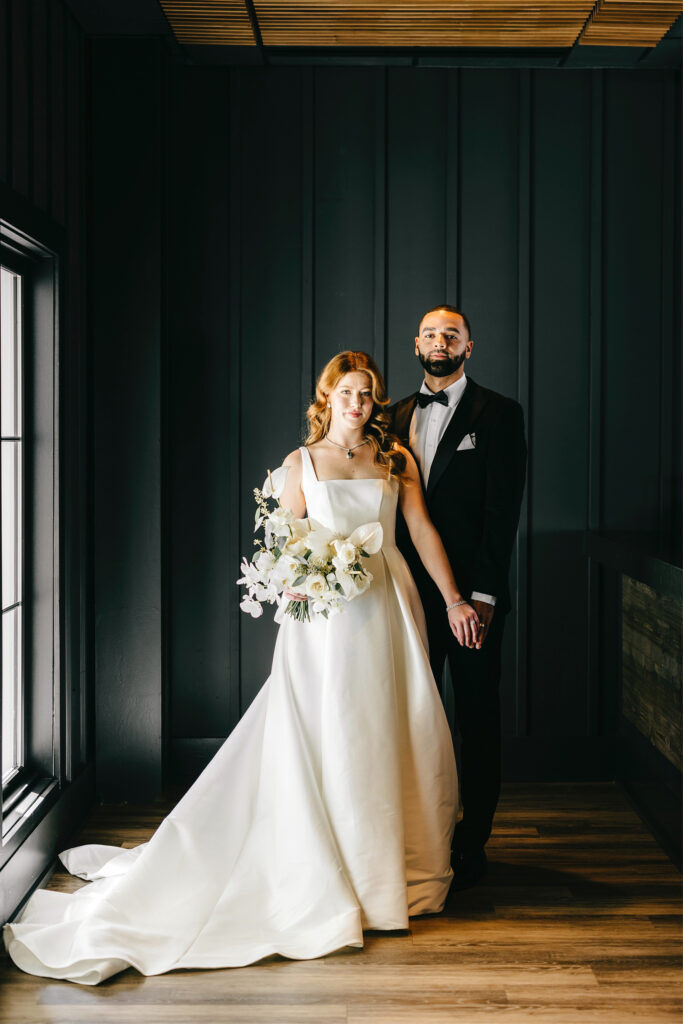 models for a styled shoot in Pennsylvania, dressed in Van Cleve Bridal, photographed by by Emily Wren Photography