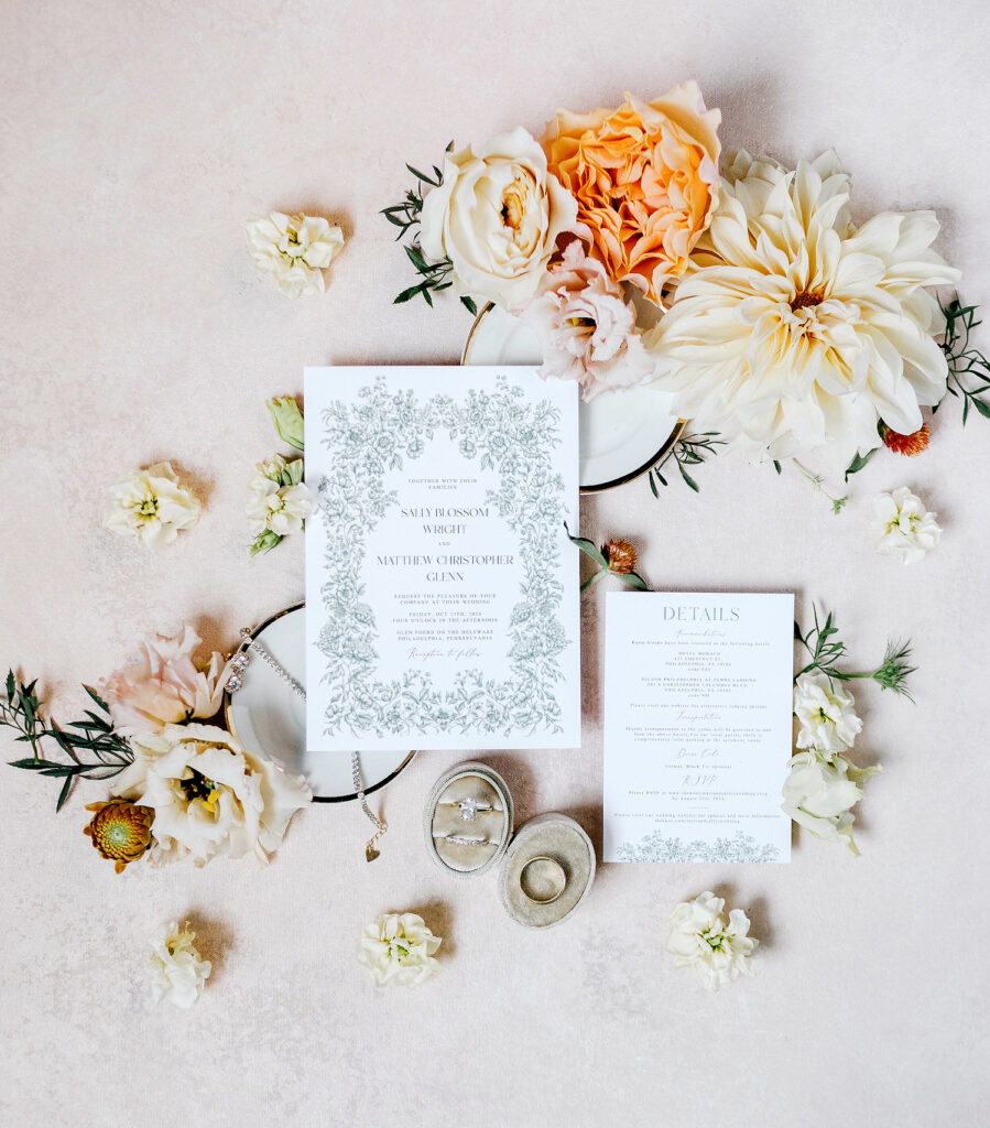 simple but elegant wedding invitational suite by Emily Wren Photography