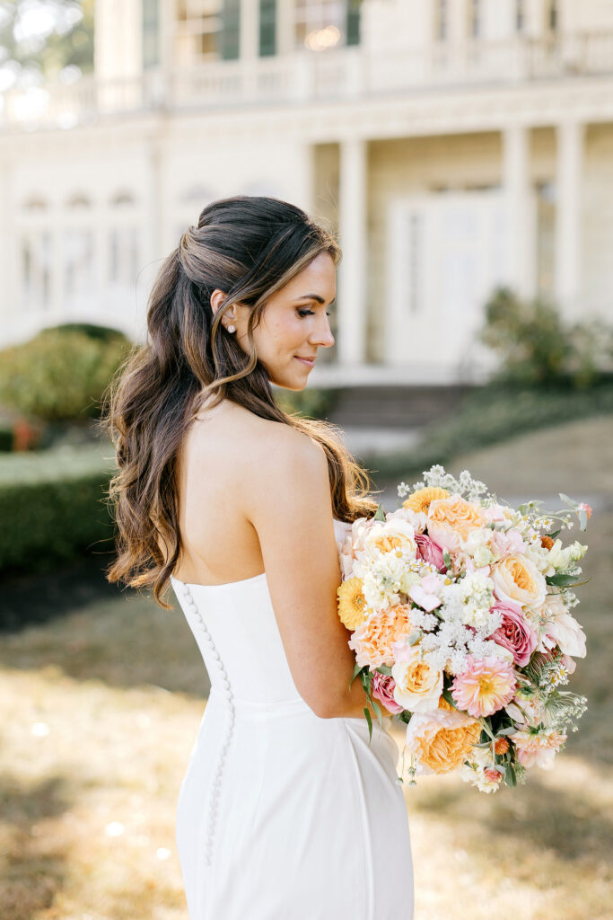 pastel bridal bouquet by Beautiful Blooms in Philadelphia