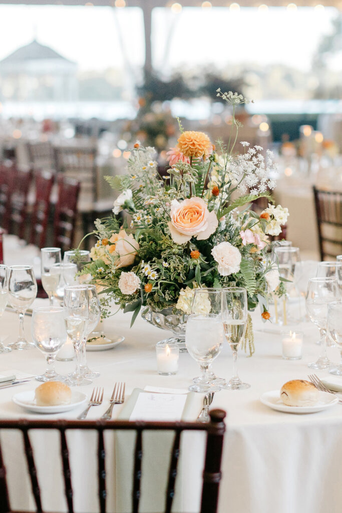 Beautiful Blooms floral arrangements for Philadelphia fall wedding reception