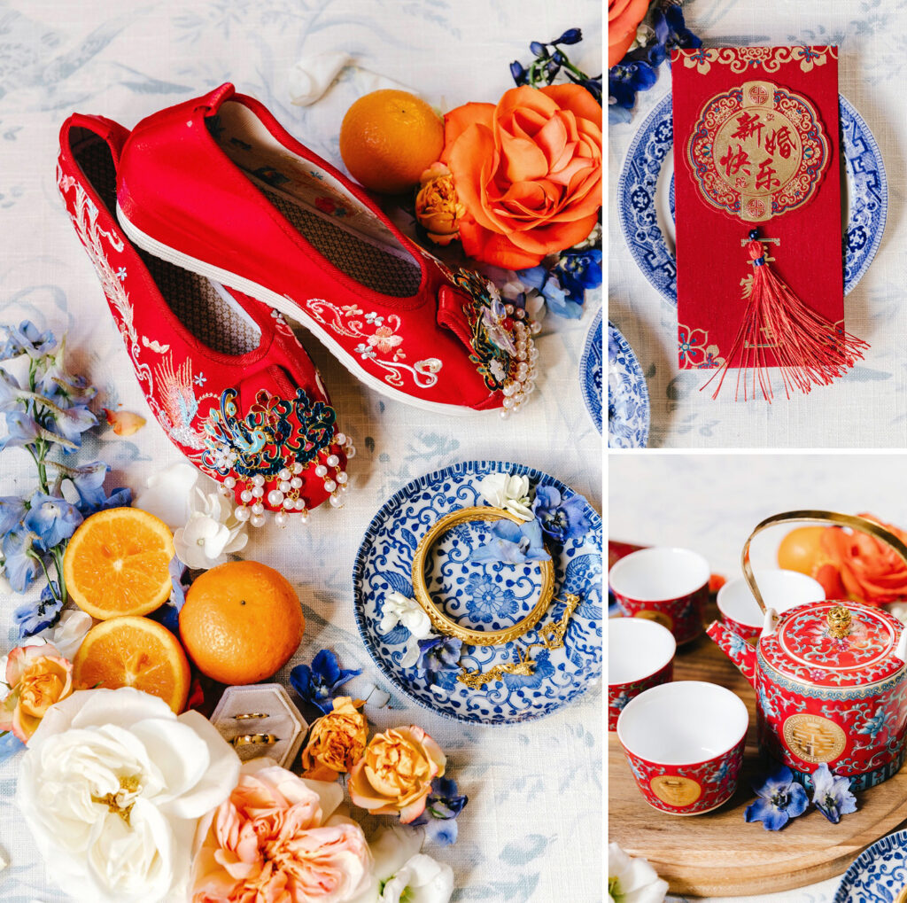 traditional Chinese wedding day details