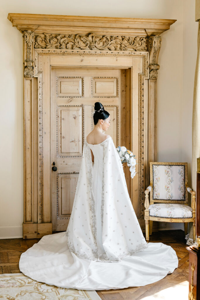 New Jersey bride in her Yumi Katsura wedding gown