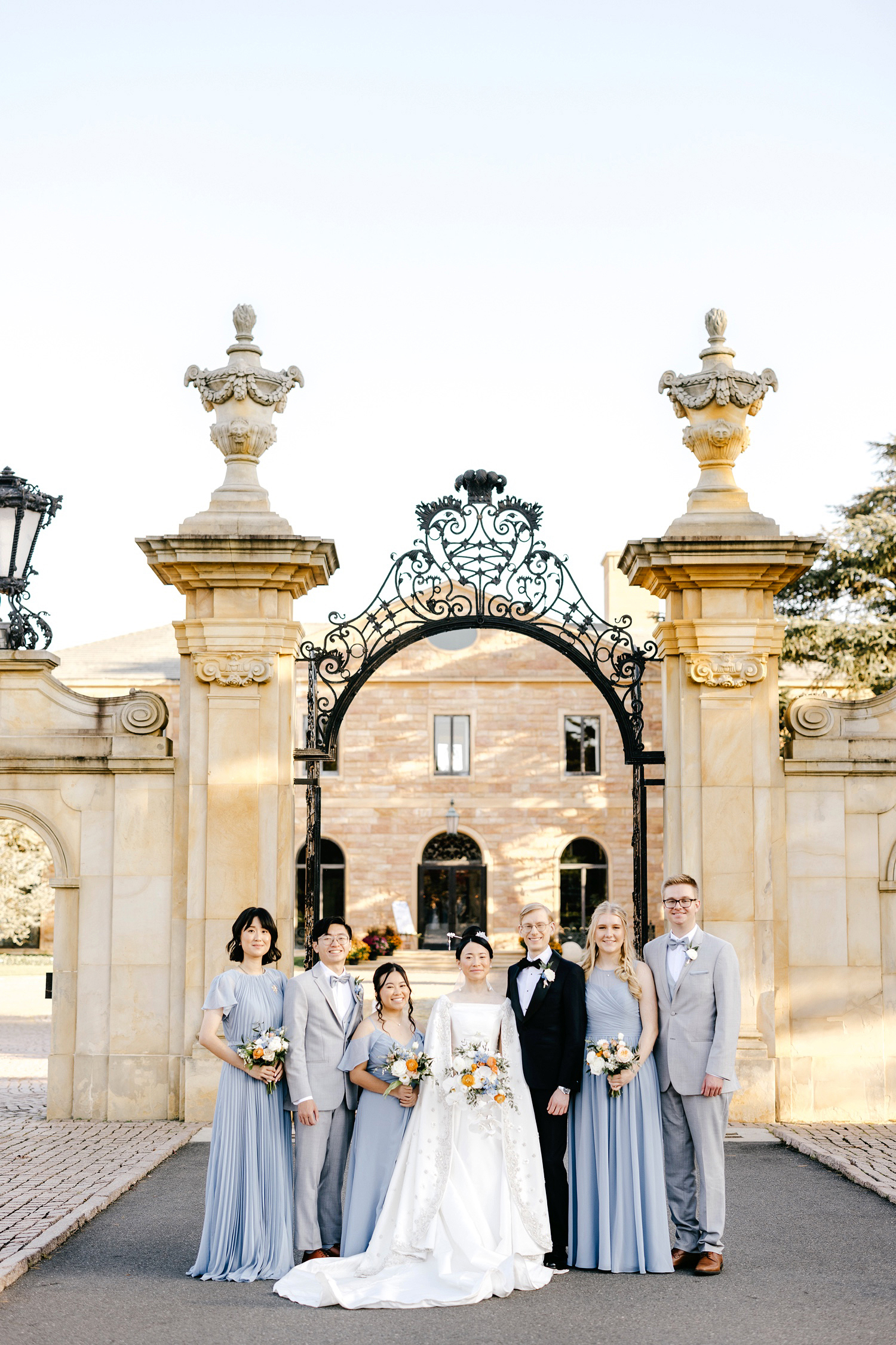 full wedding party at Jasna Polana by Emily Wren Photography