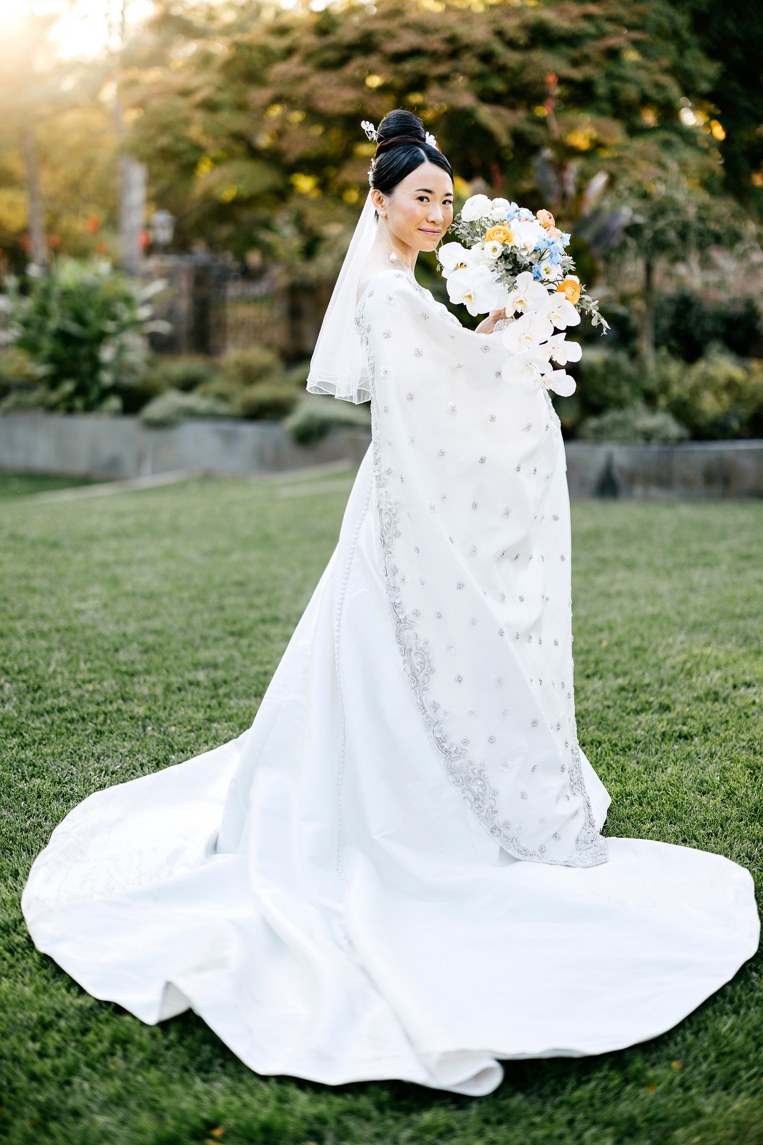 portrait of New Jersey bride by Emily Wren Photography