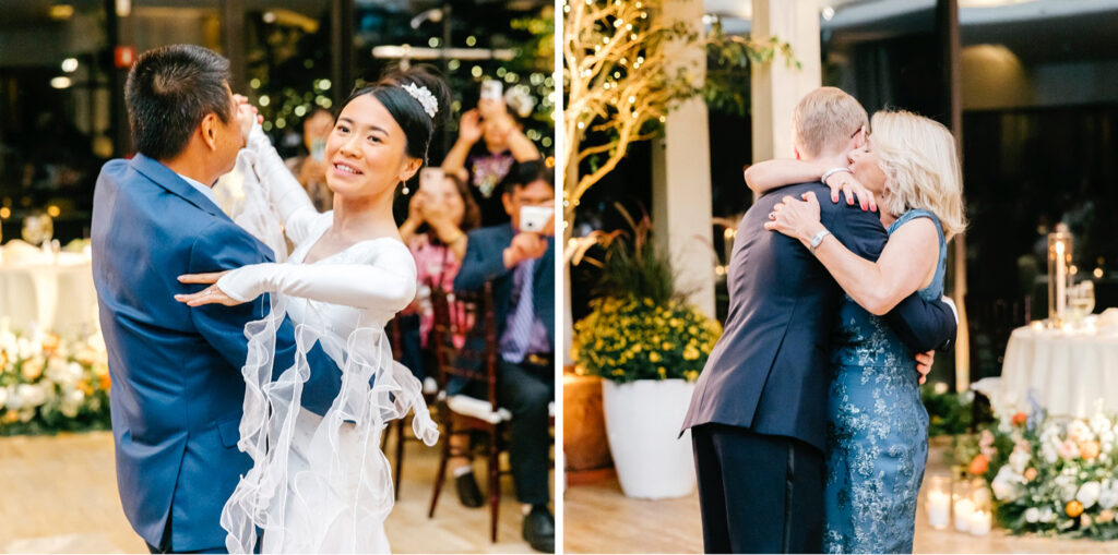 parent dances during Jasna Polana wedding reception