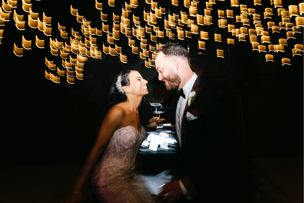 bride & groom dancing at Grand Belle wedding reception by Emily Wren Photography