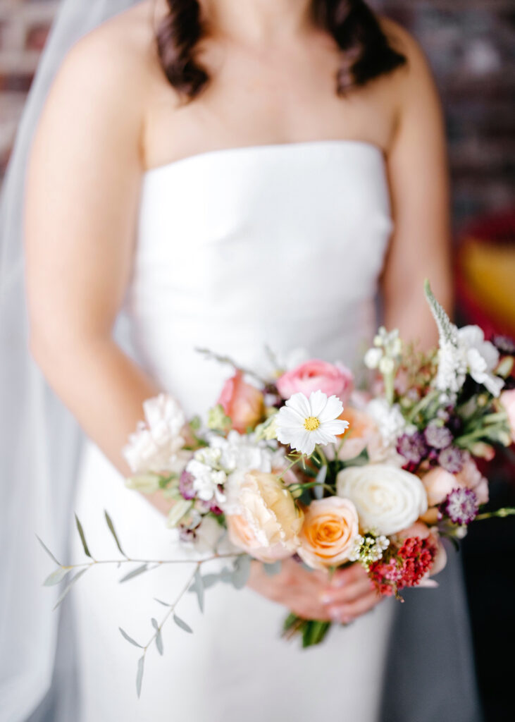 soft hue bridal bouquet by Emily Wren Photography