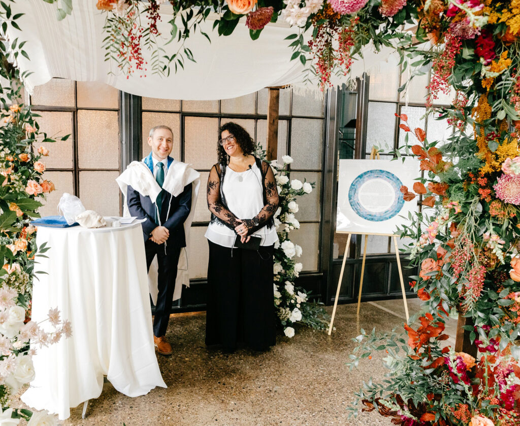 jewish wedding ceremony at Lilah in Philadelphia