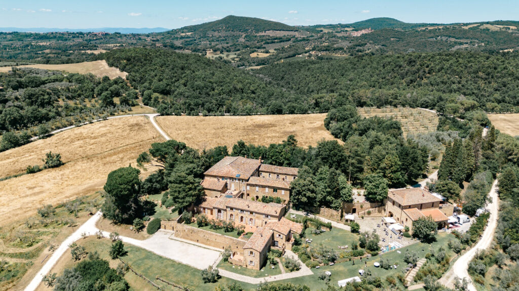 Borgo SantAmbrogio drone shot