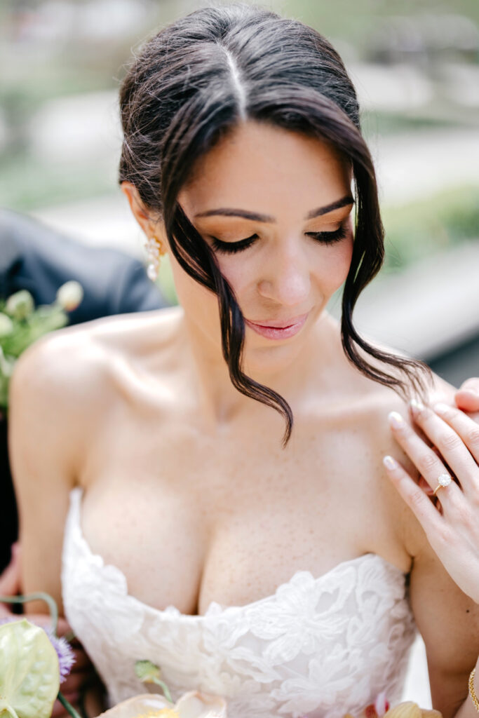 beautiful portrait of a Philadelphia bride by Emily Wren Photography