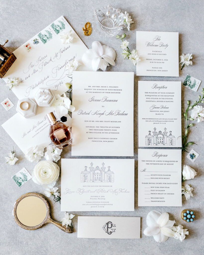 minimalist wedding invitational suite by Emily Wren Photography