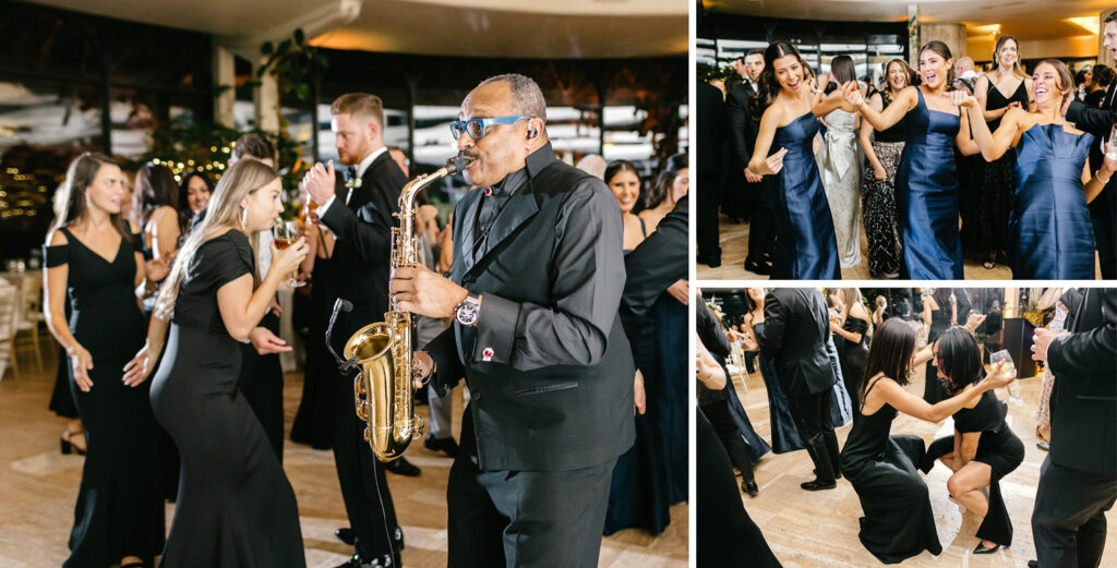 guests having fun at Jasna Polana fall wedding reception