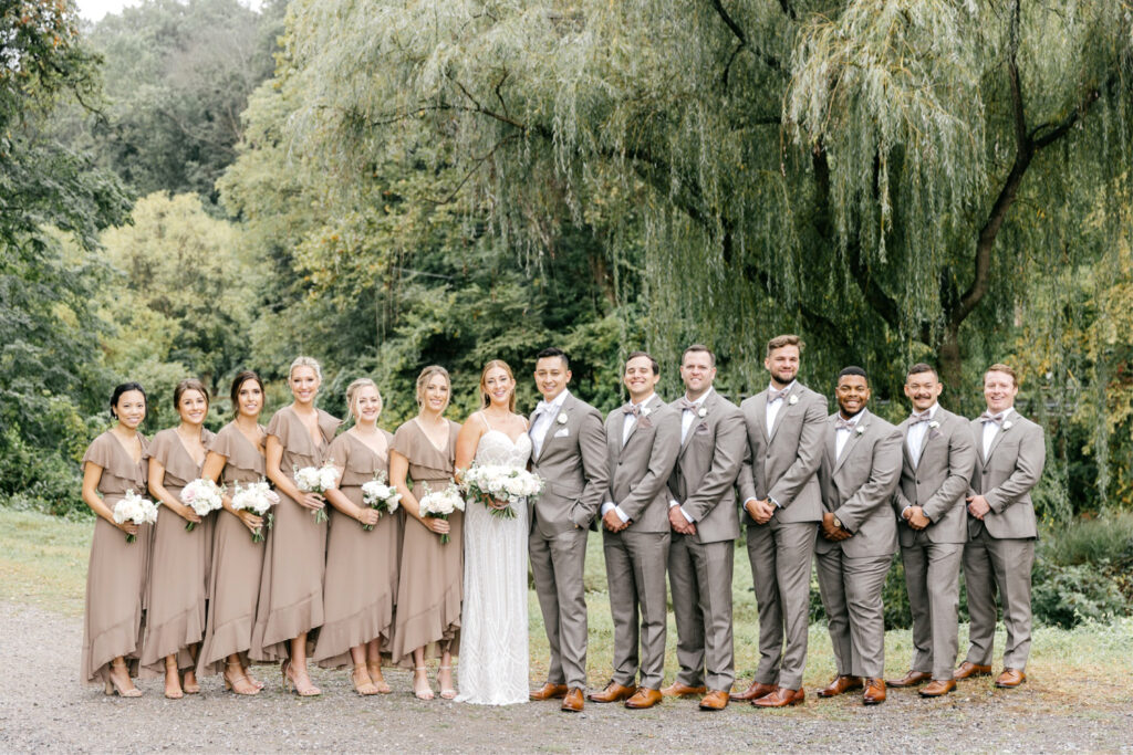 full wedding party by Emily Wren Photography