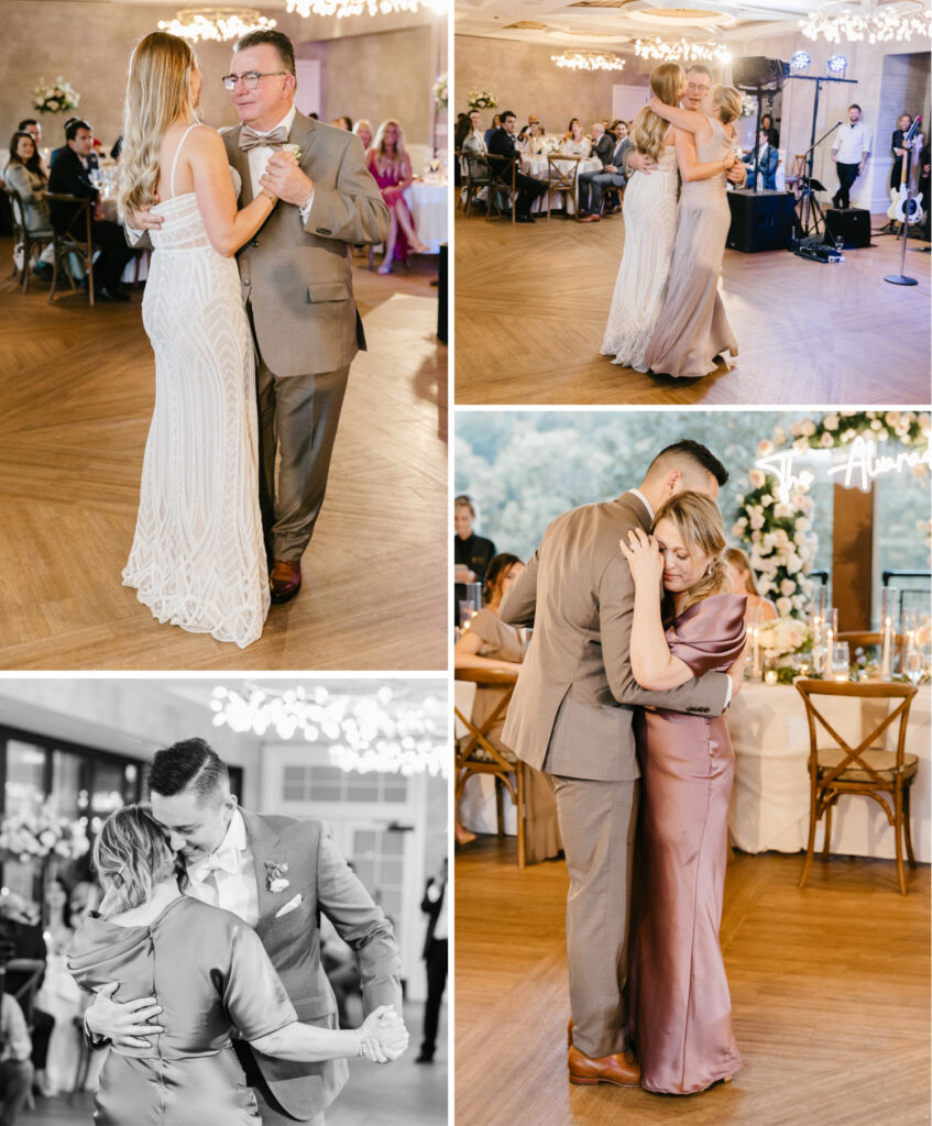 parent dances at New Hope, Pennsylvania wedding reception