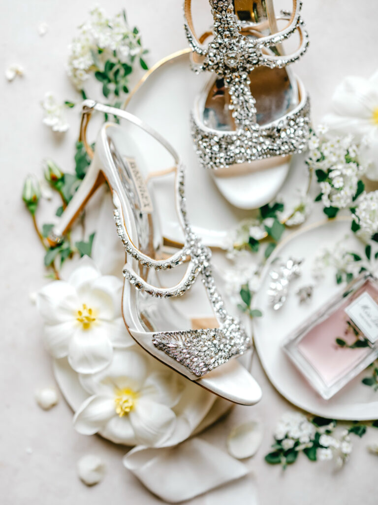 glamorous bridal heels