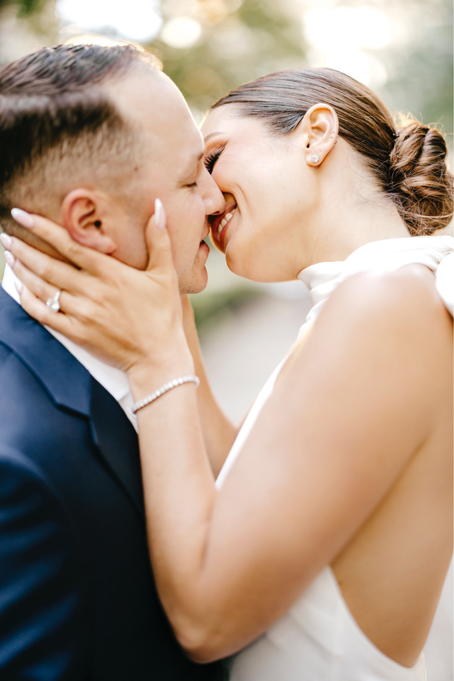 romantic summer engagement session in Philadelphia
