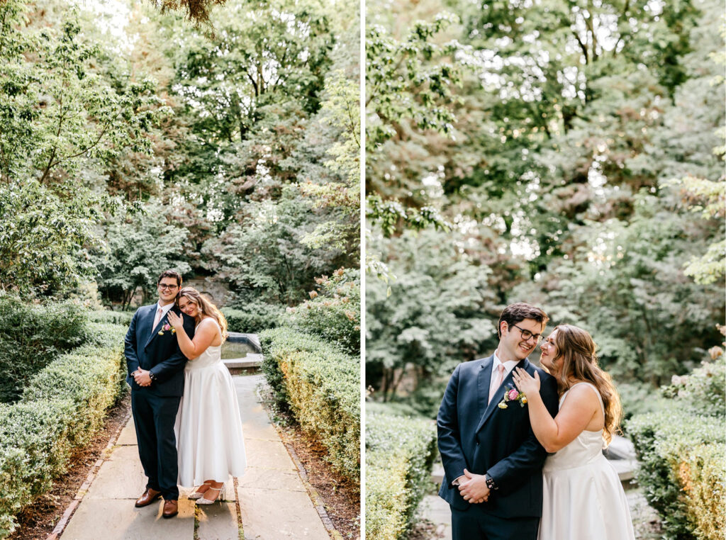 golden hour wedding portraits at Parque Ridley Creek by Emily Wren Photography