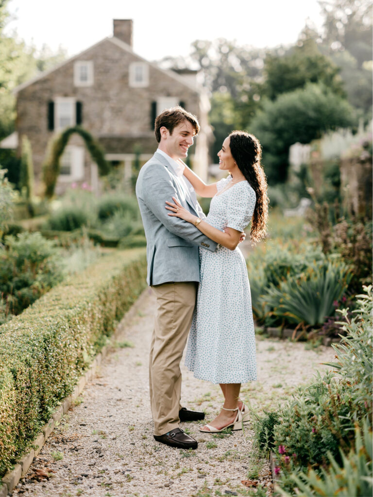 Summer engagement photo session at Warwick Furnace Farm by Emily Wren Photography