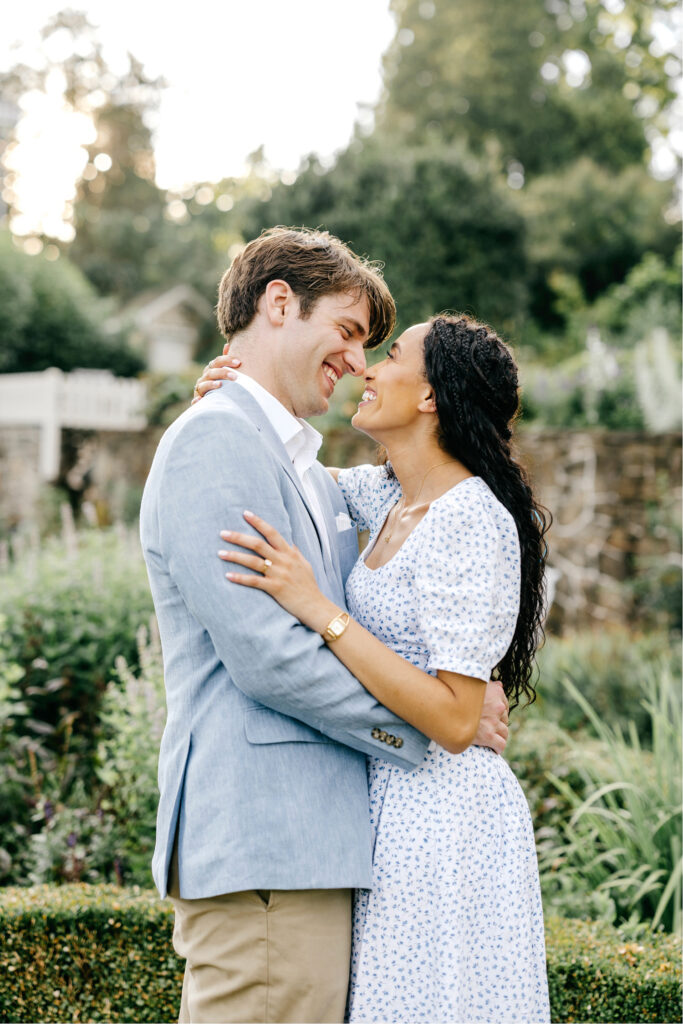Summer engagement photoshoot in Chester County by Pennsylvania photographer Emily Wren Photography