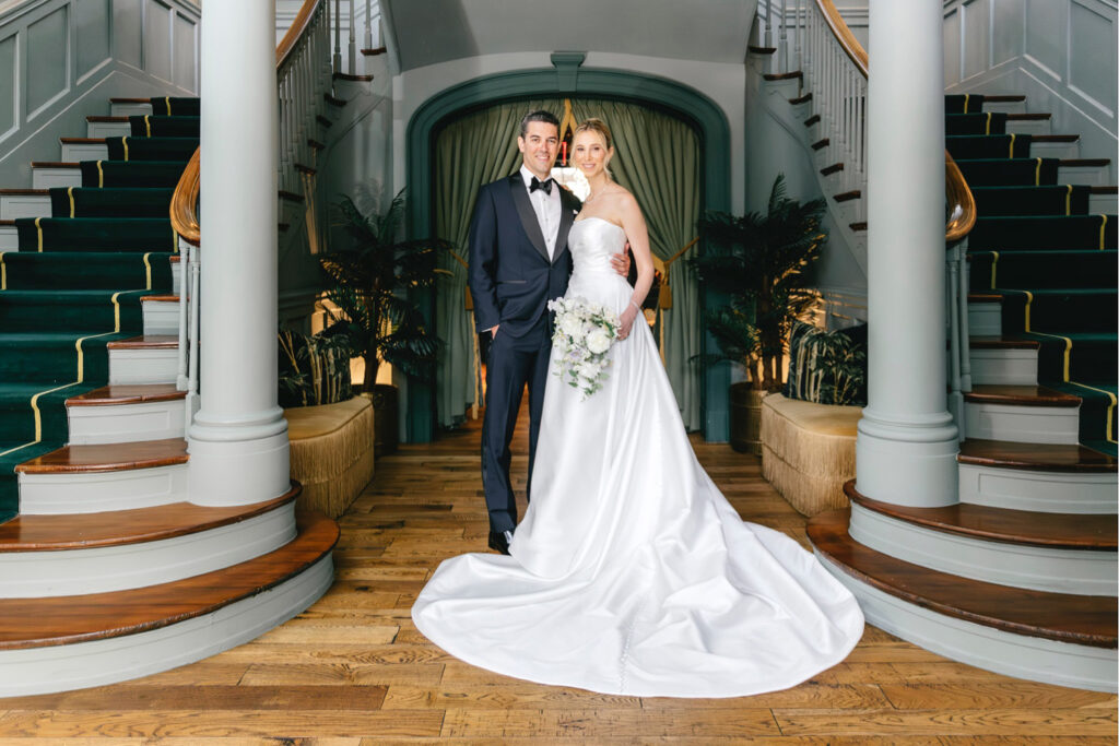 The vanderbilt wedding portrait session by New England wedding photographer Emily Wren Photography