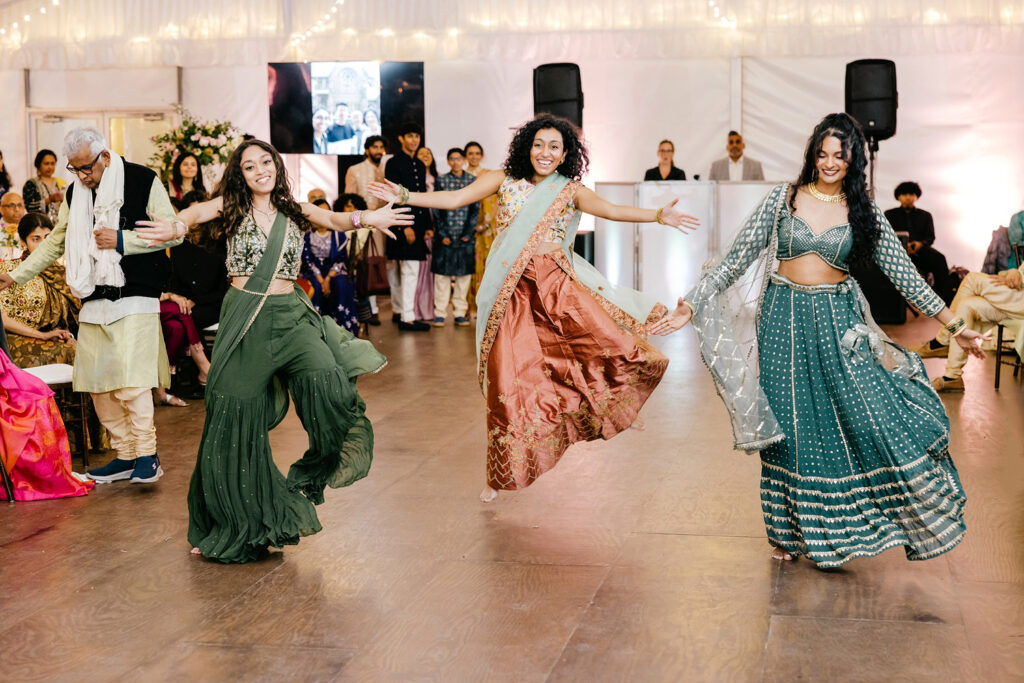 traditional dance performances at Sangeet Ceremony
