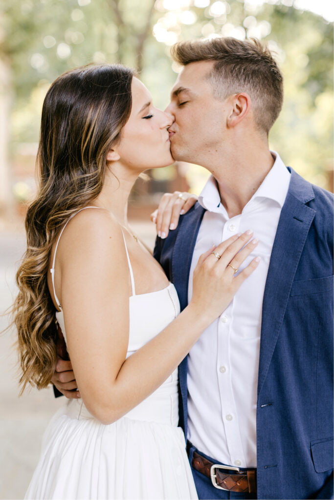 summer engagement photo session in Center City Philadelphia