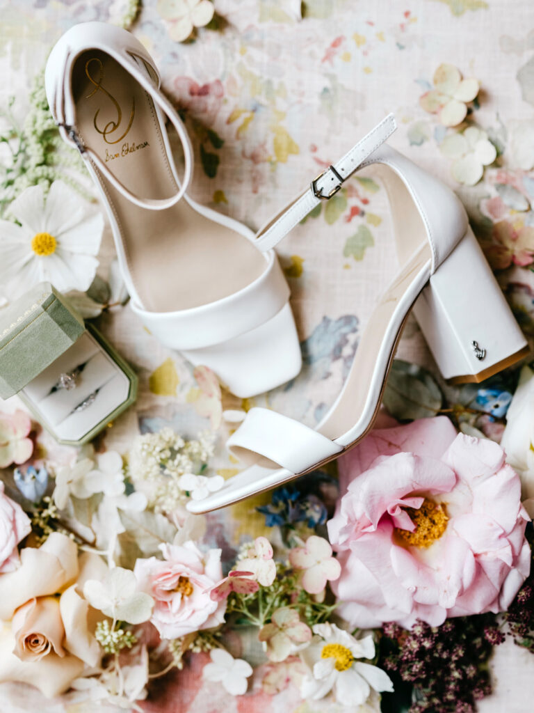 summer bridal getting ready details by Emily Wren Photography
