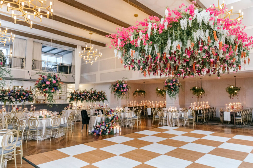 stunning summer wedding reception at The Lucy in Center City Philadelphia