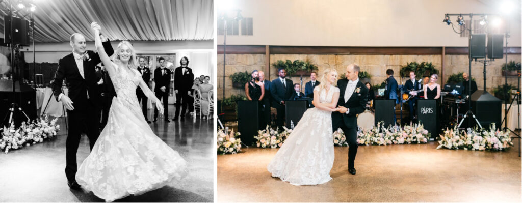 bride & groom's first dance at their summer wedding reception in Philadelphia, Pennsylvania by Emily Wren Photography