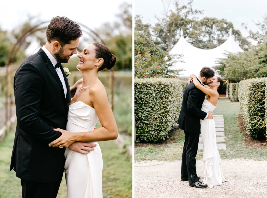 golden hour portraits on summer wedding day at Beach Plum Farm in Cape May by New Jersey wedding photographer Emily Wren Photography