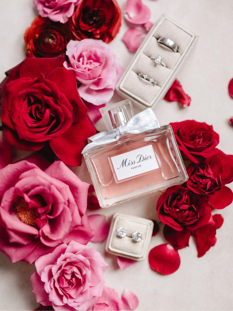 Bridal getting ready details by luxurious wedding photographer Emily Wren Photography