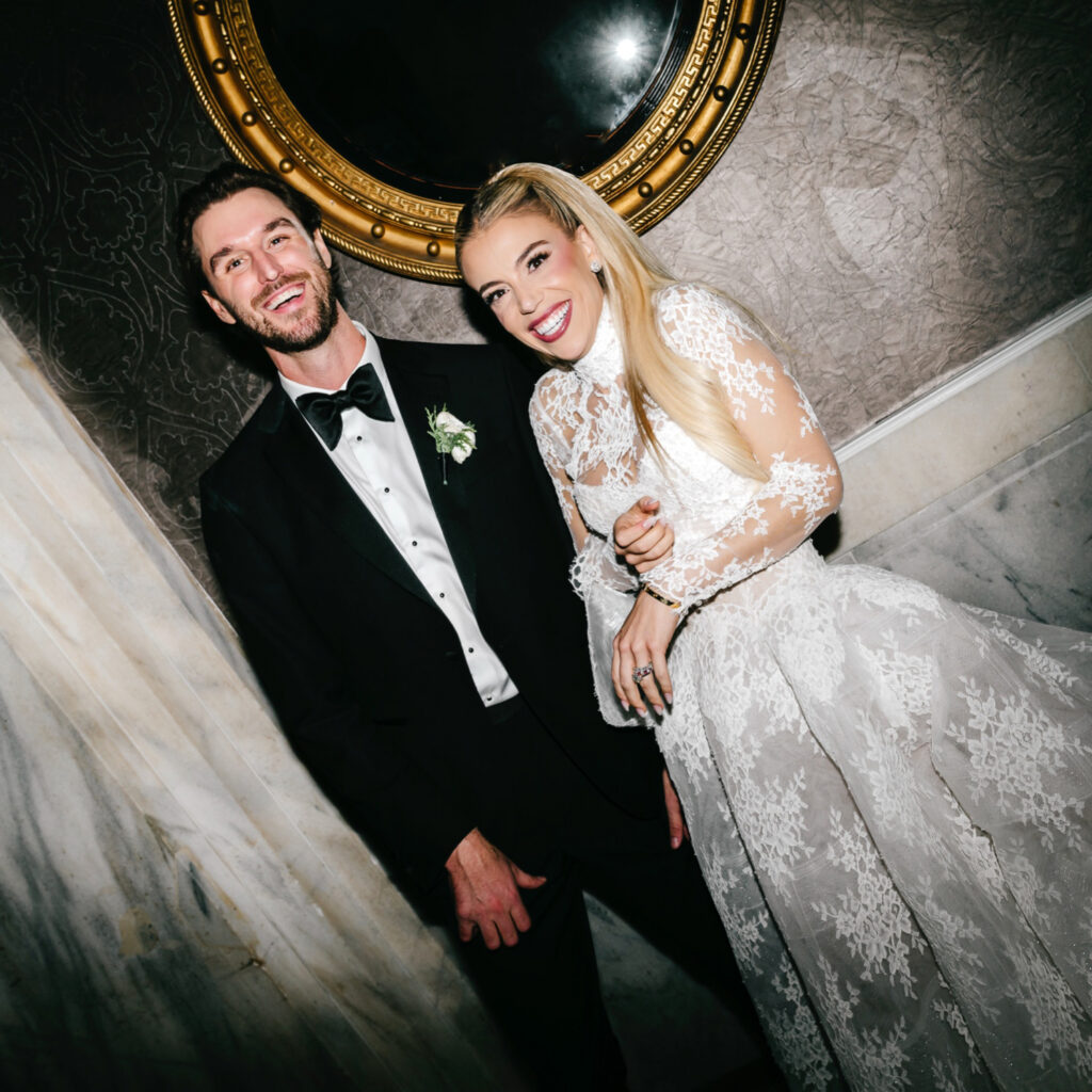 luxurious candid wedding day portrait of Philadelphia bride and groom by Emily Wren Photography