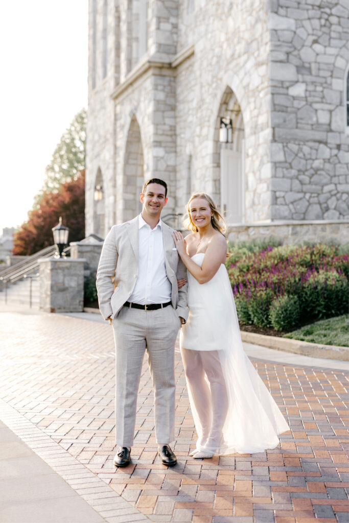 summer engagement portrait session by Philadelphia photographer Emily Wren Photography