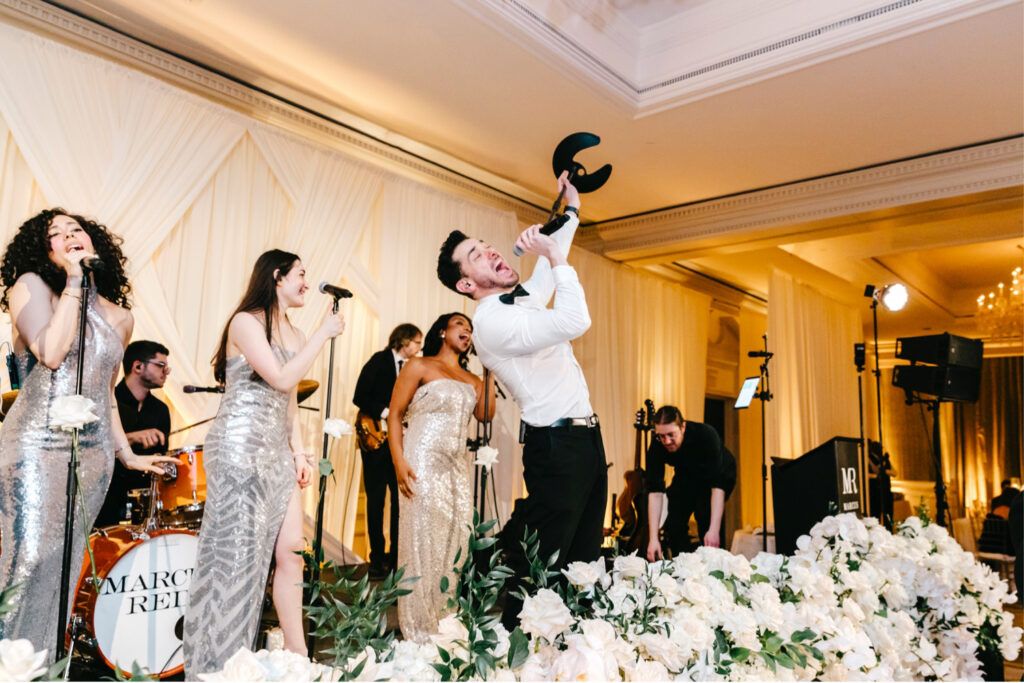 fun live Philadelphia wedding band at Center City reception at The Westin
